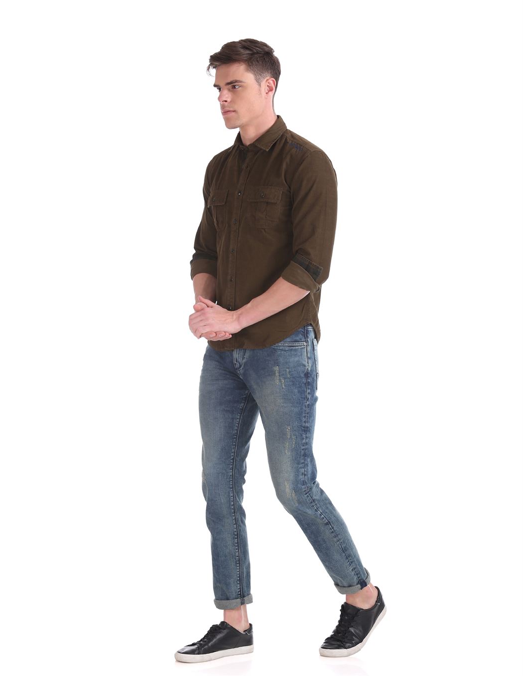Ed Hardy Men Casual Wear Solid Jeans